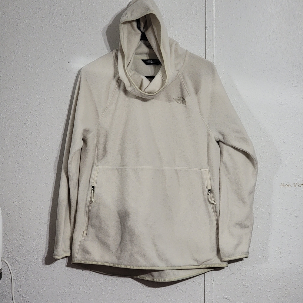 The North Face TKA Glacier Pullover Hoodie, Women’s Size Med, Flashdry Beige